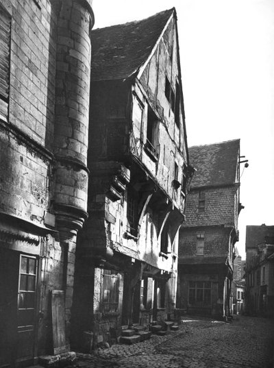 Old Houses at Grand Carroi, Ancient Centre of the City, 15th-16th Century by Adolphe Giraudon
